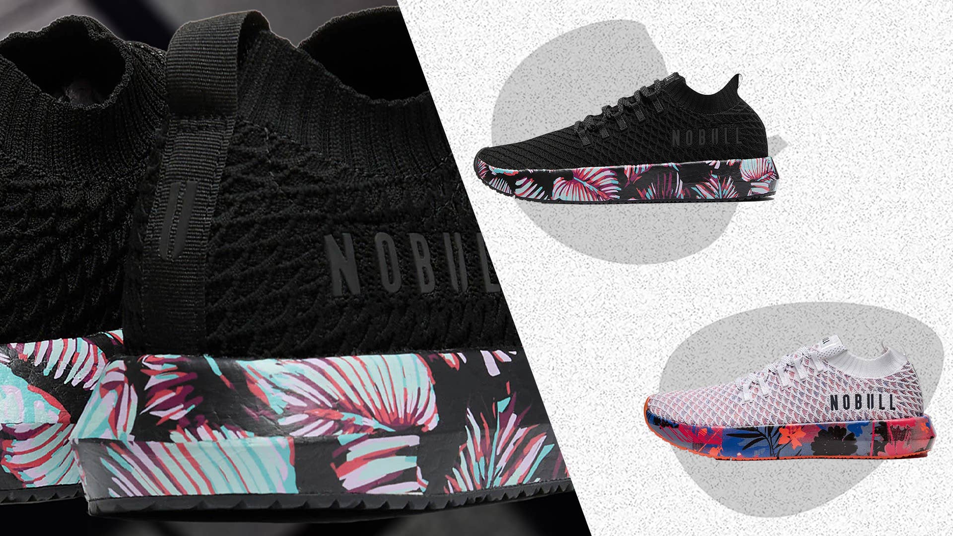 NOBULL Knit Trainers Black White Athletic‎ Shoes Men\'s US 5.5 Women\'s U.S. 7. Women main image 3