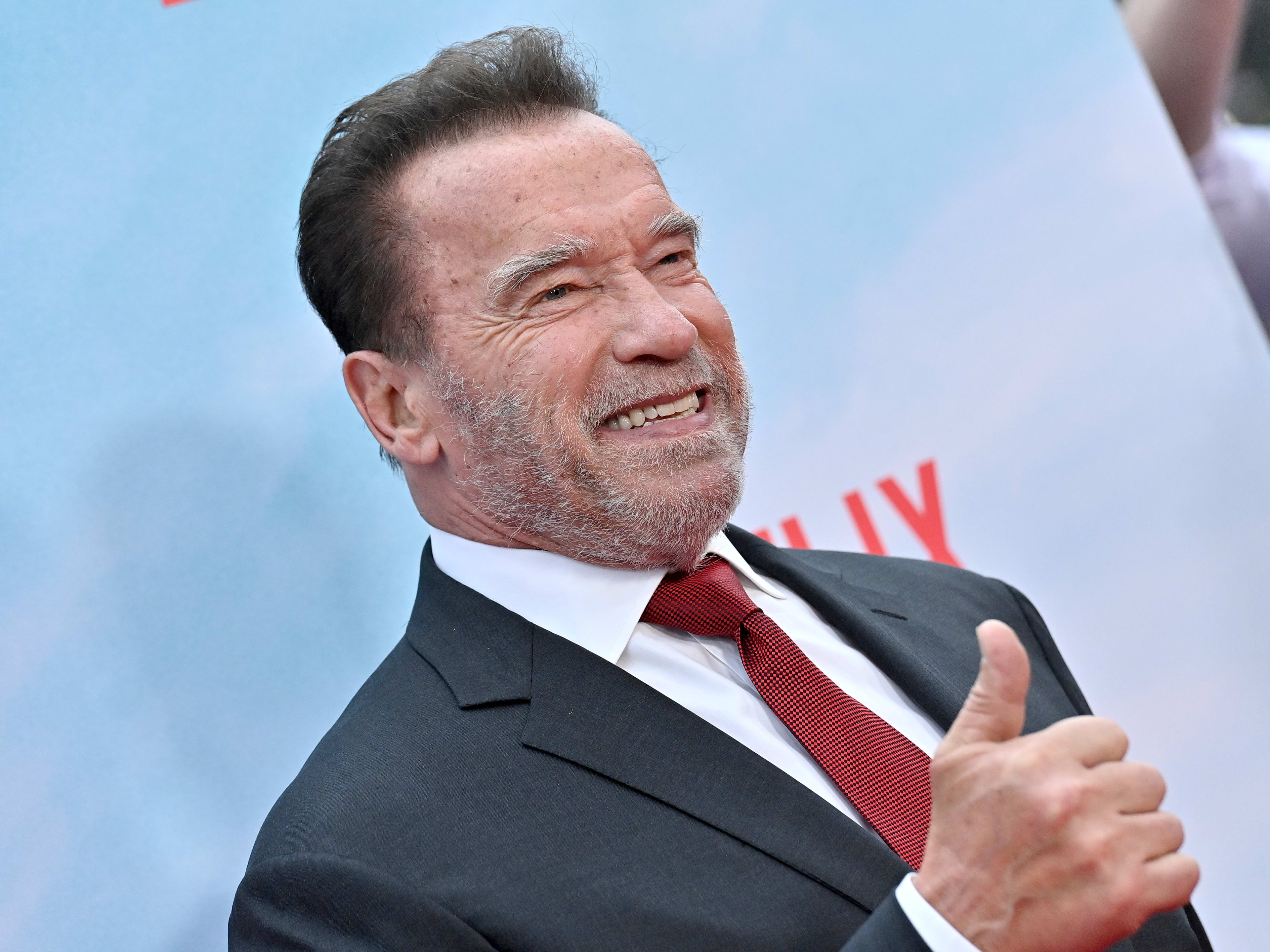 Arnold Schwarzenegger Supports Los Angeles Firefighters and Families(00)